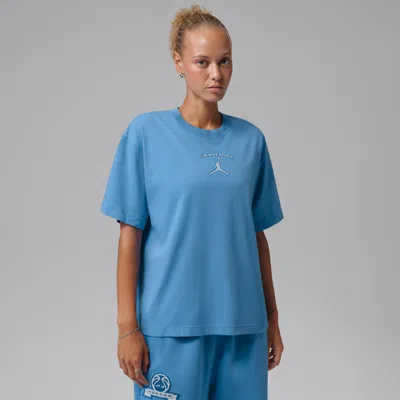 Jordan Women's  Girlfriend T-shirt In Blue