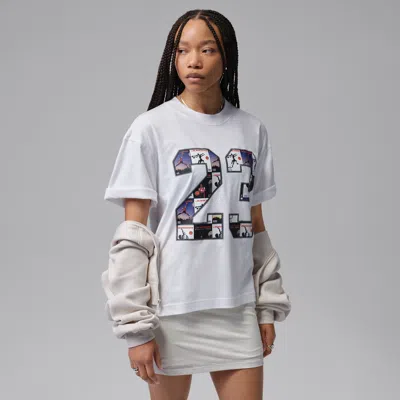 Jordan Women's  Girlfriend T-shirt In White