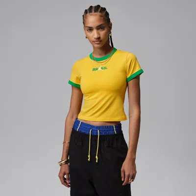 Jordan Women's  Graphic Brazil Crewneck Shirt In Multi