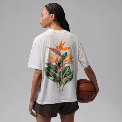 Jordan Women's  Graphic Girlfriend T-shirt In White