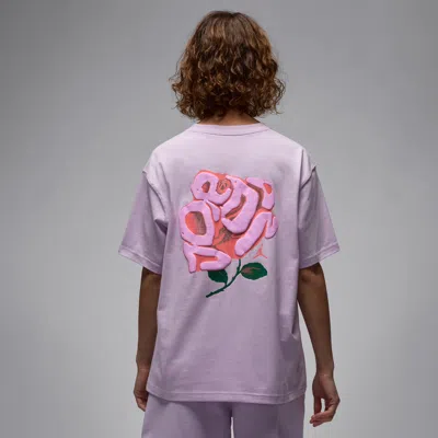 Jordan Back Print T-shirt In Pink