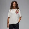 Jordan Womens  Gf 6rng Graphic Short Sleeve T-shirt In White