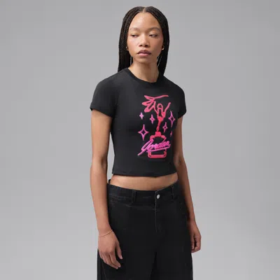 Jordan Nike  Graphic T-shirt In Black