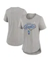 Jordan Women's Heather Gray North Carolina Tar Heels Local Campus Location Mantra Tri-blend T-shirt In Heather Gray