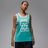 Jordan 40th Anniversary Mesh Tank Jersey In Green