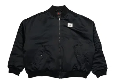 Pre-owned Jordan Women's  Air Flight Renegade Jacket In Black
