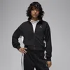 Jordan Women's  Knit Jacket In Black/ White/ White