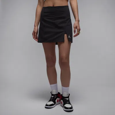Jordan Jumpman Knit Skort In Black