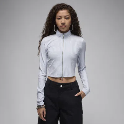 Jordan Women's  Long-sleeve Top In Grey