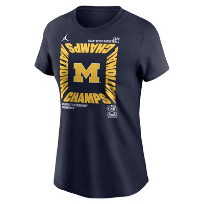Jordan Women's Michigan (men's)  College T-shirt In Blue