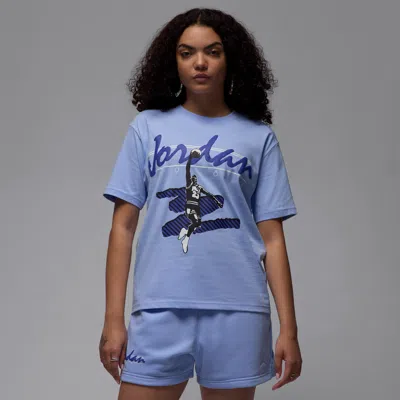 Jordan Women's  Mvp Graphic T-shirt In Blue
