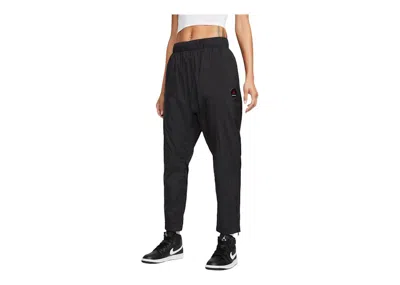 Pre-owned Jordan Women's Nina Chanel Pants In Black/university Red In Multi