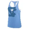 Jordan Women's North Carolina Primetime Shadow  Brand College Racerback Tank Top In Blue