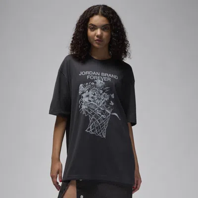 Jordan Women's  Oversized Graphic T-shirt In Off Noir