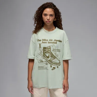 Jordan Women's  Oversized Graphic T-shirt In Green