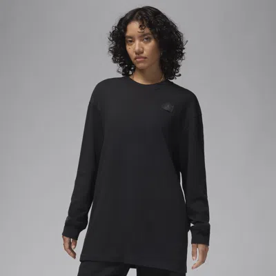 Jordan Women's  Oversized Long-sleeve T-shirt In Black