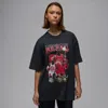 Jordan Oversize Mixtape Graphic T-shirt In Black