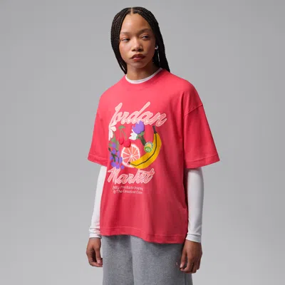 Jordan Women's  Oversized T-shirt In Red
