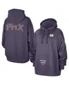 Jordan Women's Purple Phoenix Suns Courtside Statement Edition Oversized Pullover Hoodie In Purple