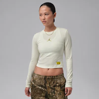 Jordan Women's  Realtree Long-sleeve Graphic T-shirt In White