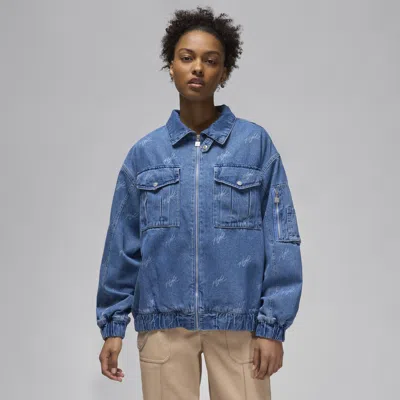 Jordan Women's  Renegade Jacket In Blue