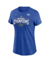 Jordan Women's Royal 2025 Ncaa Men's Basketball National Champions Celebration T-shirt In Blue