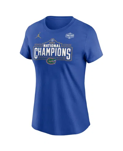 Jordan Women's Royal 2025 Ncaa Men's Basketball National Champions Celebration T-shirt