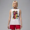 Jordan Air Graphic Tank In Brown