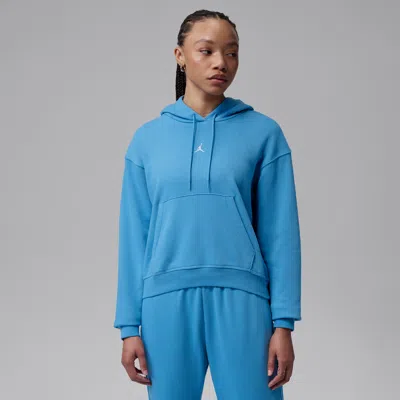 Jordan Women's  Sport Crossover Dri-fit Fleece Hoodie In Blue