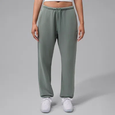 Jordan Women's  Sport Crossover Dri-fit Fleece Pants In Gray