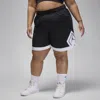Jordan Women's  Sport Diamond Shorts (plus Size) In Black