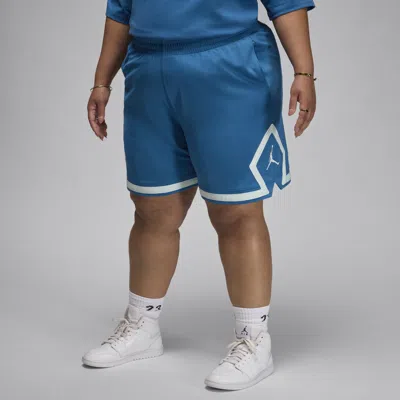Jordan Women's  Sport Diamond Shorts (plus Size) In Blue
