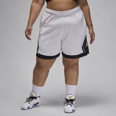 Jordan Women's  Sport Diamond Shorts (plus Size) In White