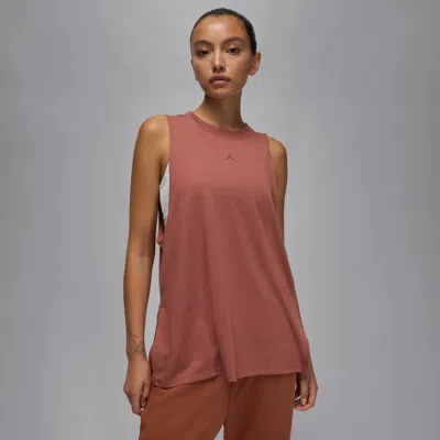Jordan Women's  Sport Diamond Tank Top In Brown