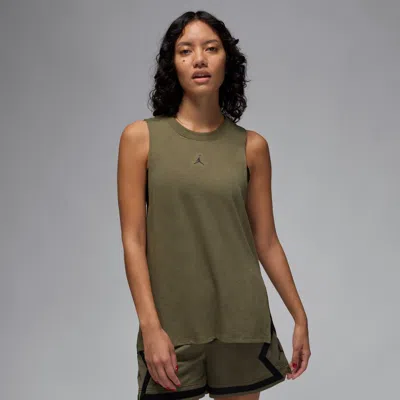 Jordan Women's  Sport Diamond Tank Top In Green