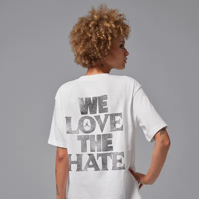 Jordan Women's  Sport Dri-fit Graphic T-shirt In White