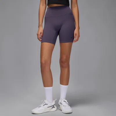 Jordan Women's  Sport Dri-fit High-waisted 6" Shorts In Purple