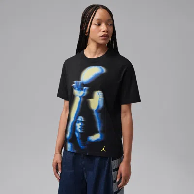 Jordan Women's  Sport Dri-fit Graphic T-shirt In Black