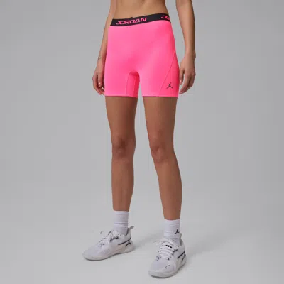 Jordan Women's  Sport Essentials Dri-fit High-waisted 5" Shorts In Pink
