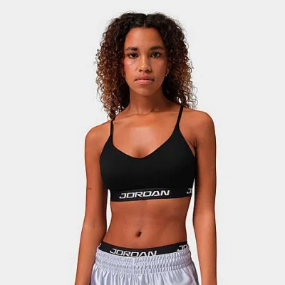Jordan Women's Sport Essentials Padded Adjustable Sports Bra In Black