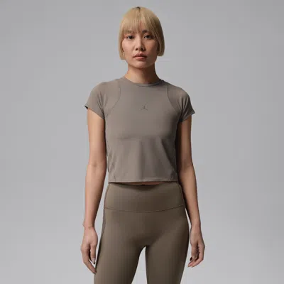 Jordan Women's  Sport Flightweight Dri-fit Short-sleeve Top In Green