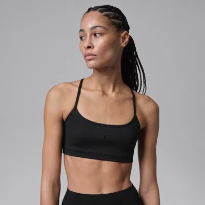 Jordan Women's  Sport Flightweight Light-support Sports Bra In Black