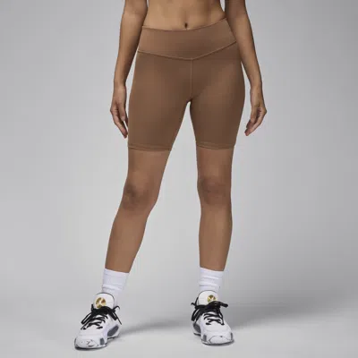 Jordan Women's  Sport High-waisted 7" Bike Shorts In Brown
