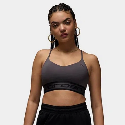 Jordan Women's  Sport Indy Light Support Sports Bra In Grey