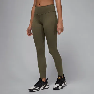 Jordan Women's  Sport Leggings In Medium Olive/white