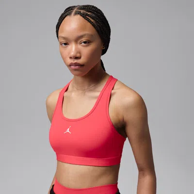 Jordan Women's  Sport Medium-support Padded Jumpman Bra In Red