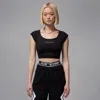 Jordan Dri-fit Performance Crop Top In Black