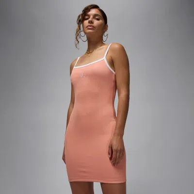Jordan Women's  Tight Tank Top Dress In Orange