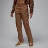 Jordan Twill Straight Leg Pants In Brown