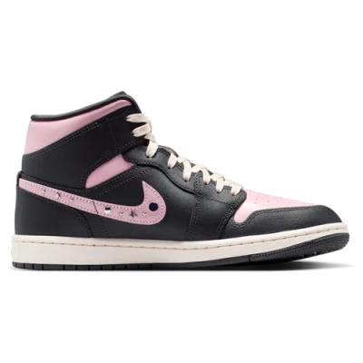 Jordan Womens Aj 1 Mid Se In Black